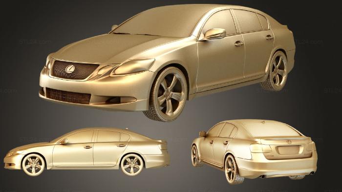 Автомобили и транспорт (GS 2010, CARS_1752) 3D модель для ЧПУ станка